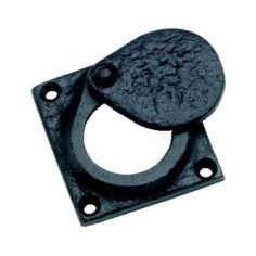 Black Oxford / Cambridge Design Cylinder Latch Cover