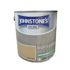Johnstones Wall & Ceiling Soft Sheen Paint - Burnt Sugar 2.5L