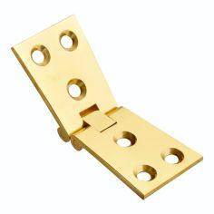 Brass Counter Flap Hinge Pair - 38 x 102mm 