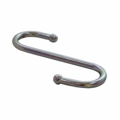 100mm Chrome Plated Ball End S Hook