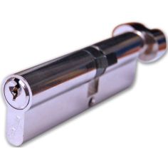 Profile Cylinder 30mm Nickel Plated Thumbturn