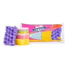 Bettina 4pc Multipack Bath and Shower Sponges