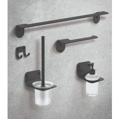 Set of Bathroom Accessories ALTO - Black 