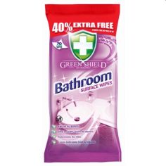 Greenshield Bathroom Surface Wipes - 70 Wipes