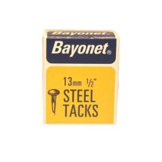 Bayonet Steel Tacks - 13mm