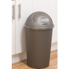 Bullet 25 Litre Swing Bin Platinum