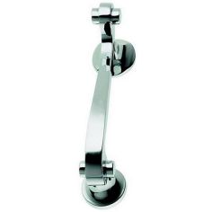 Polished Chrome Scroll Door Knocker