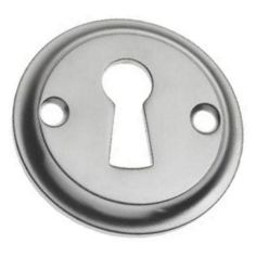 Polished Chrome Tudor Open Escutcheon