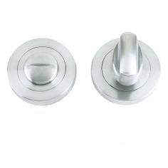 Basta Chrome Plated Turn & Release Bathroom Escutcheon