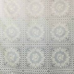 Lace Beige Floral Tablecloth