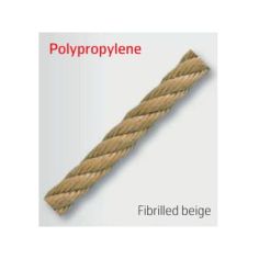 Polypropylene Fibrilled Beige Thread Rope