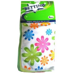Bettina Microfibre 4 Pack Cloths