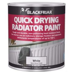 Blackfriar Quick Drying Radiator Paint - White 500ml