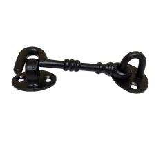 Builders Hardware Black Cabin Hook - 4"