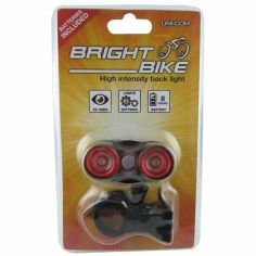 High Intensity Rear Bike Light (2 x AAA batteries)