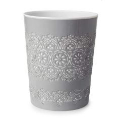 Blue Canyon Flora Waste Paper Bin - Grey