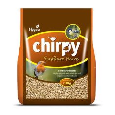 Hygeia Chirpy Sunflower Hearts Bird Seed - 3Kg