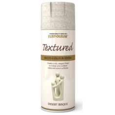 Rust-Oleum Textured Multi Colour Finish Spray Paint -  Desert Bisque 400ml