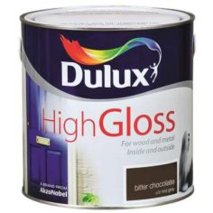 Dulux High Gloss Bitter Chocolate - 2.5L