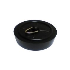 Rubber Bath/ Sink Plug - 1¾" Black