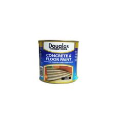 Douglas Concrete & Floor Paint - Black Satin Finish 500ml