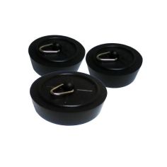 Black Rubber Bath/ Sink Plugs