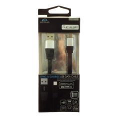 Acqua Black 1m Sync & Charge USB Data Cable