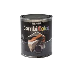 Rust-Oleum CombiColor® Metal Paint - Black Satin 750ml