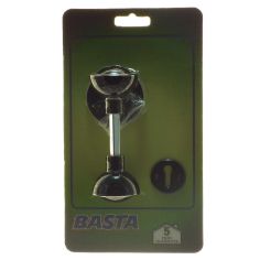 Basta Black Rimlock Door Knobs