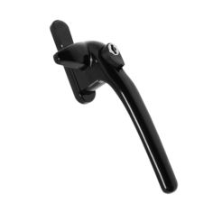 Chameleon RH Black Adjustable Cockspur Window Handle