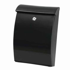 De Vielle Black ABS All Weather Post Box