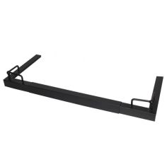 Black Adjustable Extending Fire Fender (with decorative corners)