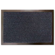 Ultimat Black & Blue Door Mat - 40 x 60cm 