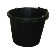 Black 3 Gallon Bucket