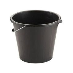 3 Gallon Black Builders Bucket