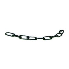 3mm x 21mm  Black Welded Steel Coil Chain - Price per metre