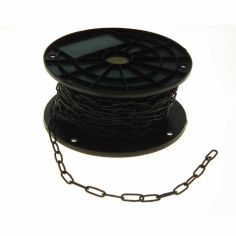 3 mm  x 26 mm Black Chain (Per Metre)