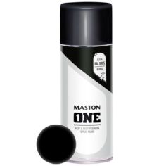 Maston One Spray Paint - Gloss Black 400ml