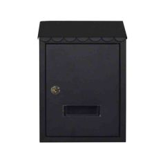 Postplus Black Gloss Townhouse Post Box