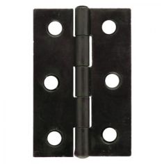 4in Black Butt Hinges