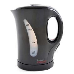 Lloytron 2Kw 1.7Ltr Cordless Kettle - Black