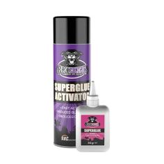 Black Panther Mitre Bonding System 200ml & 50g Superglue Activator