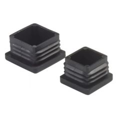 Black Square Ferrules 30mm x 30mm - Pack of 4 