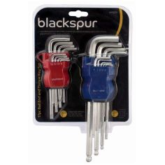 Blackspur 17 Piece Ball End & Torque Key Set 