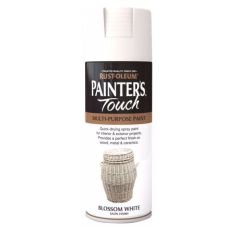 Rust-Oleum Painters Touch Spray Paint - Blossom White Satin 400ml