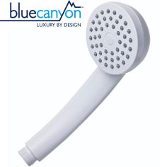 Blue Canyon Alpha Single Mode Shower Head - White