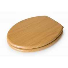 Blue Canyon Hampton Wooden Toilet Seat - Beech Effect