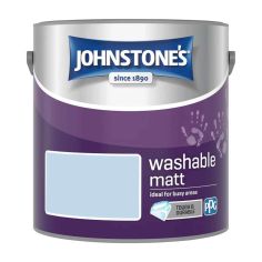 Johnstones Interior Washable Matt Paint - Blue Horizon 2.5L