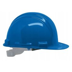 Blue Adjustable Strap Safety Helmet
