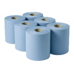 Blue Paper Roll 2Ply - Pack of 6